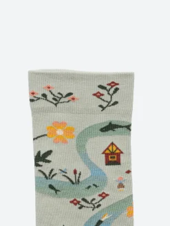 Bonne Maison - La Riviere Celadon River Sock