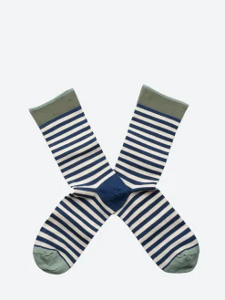 Bonne Maison - Les Unis Marine Stripe Socks