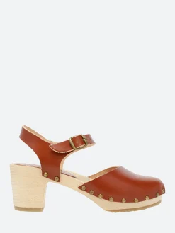 Bosabo - 368 Clogs in Cognac Vegetal