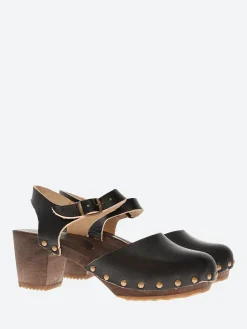 Bosabo - 368 Clogs in Noir Vegetal