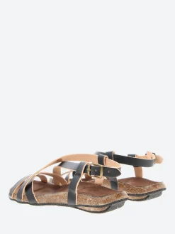Bosabo - 498 Sandals in Noir Metal