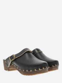 Bosabo - Compliba Clogs in Noir Vegetal