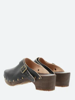 Bosabo - Compliba Clogs in Noir Vegetal