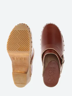 Bosabo - Compliba Clogs in Cognac Vegetal