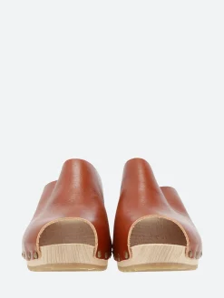 Bosabo - Rosko Clogs in Cognac Vegetal