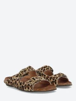 Bosabo - Xeba Sandals in Leopard Capuchino