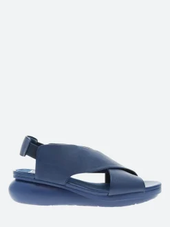 Camper - Balloon Wedge Sandal in Blue