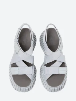 Camper - BCN Cross-Strap Sandal in Grey