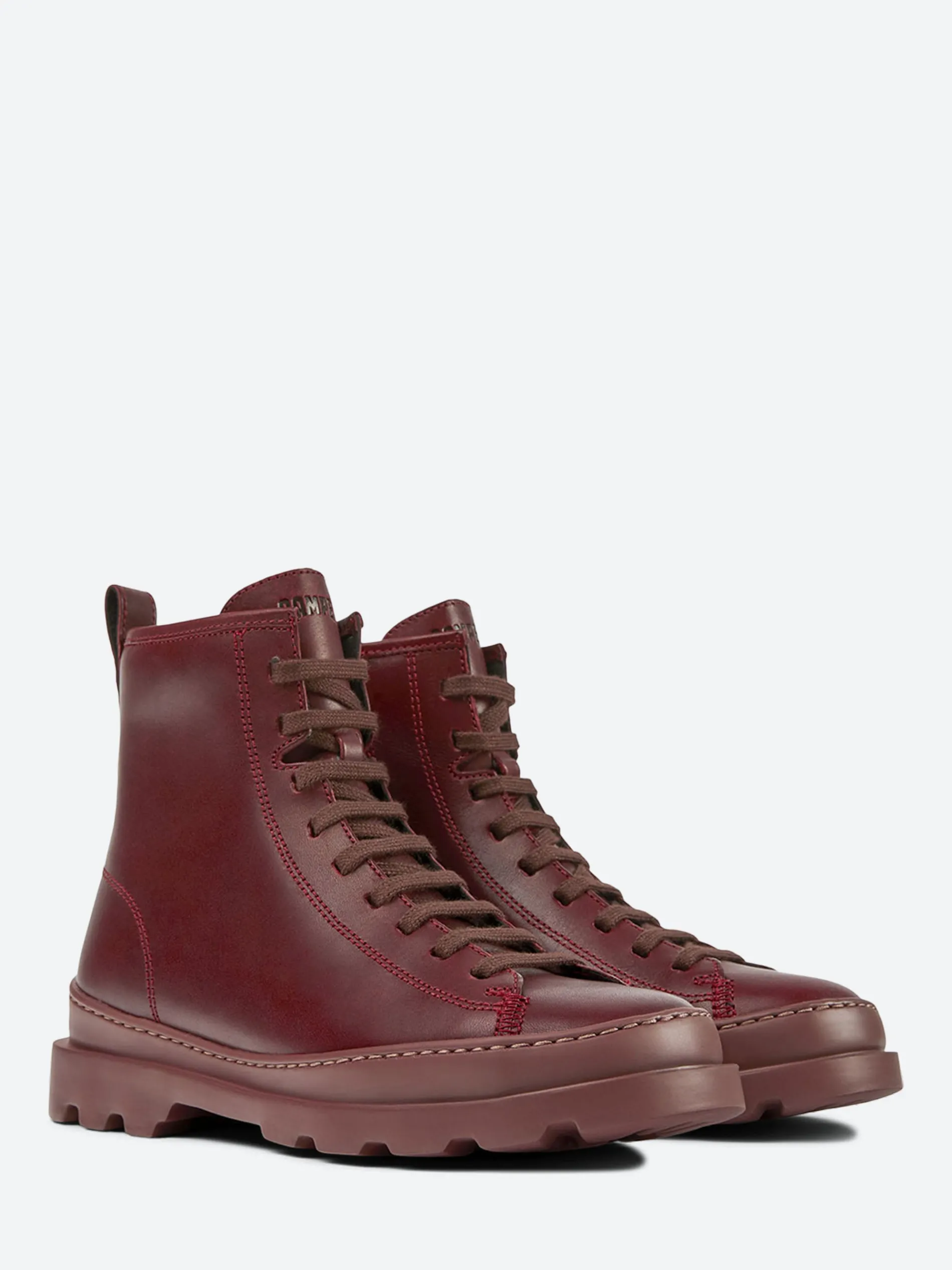 Camper - Brutus Boots in Burgundy