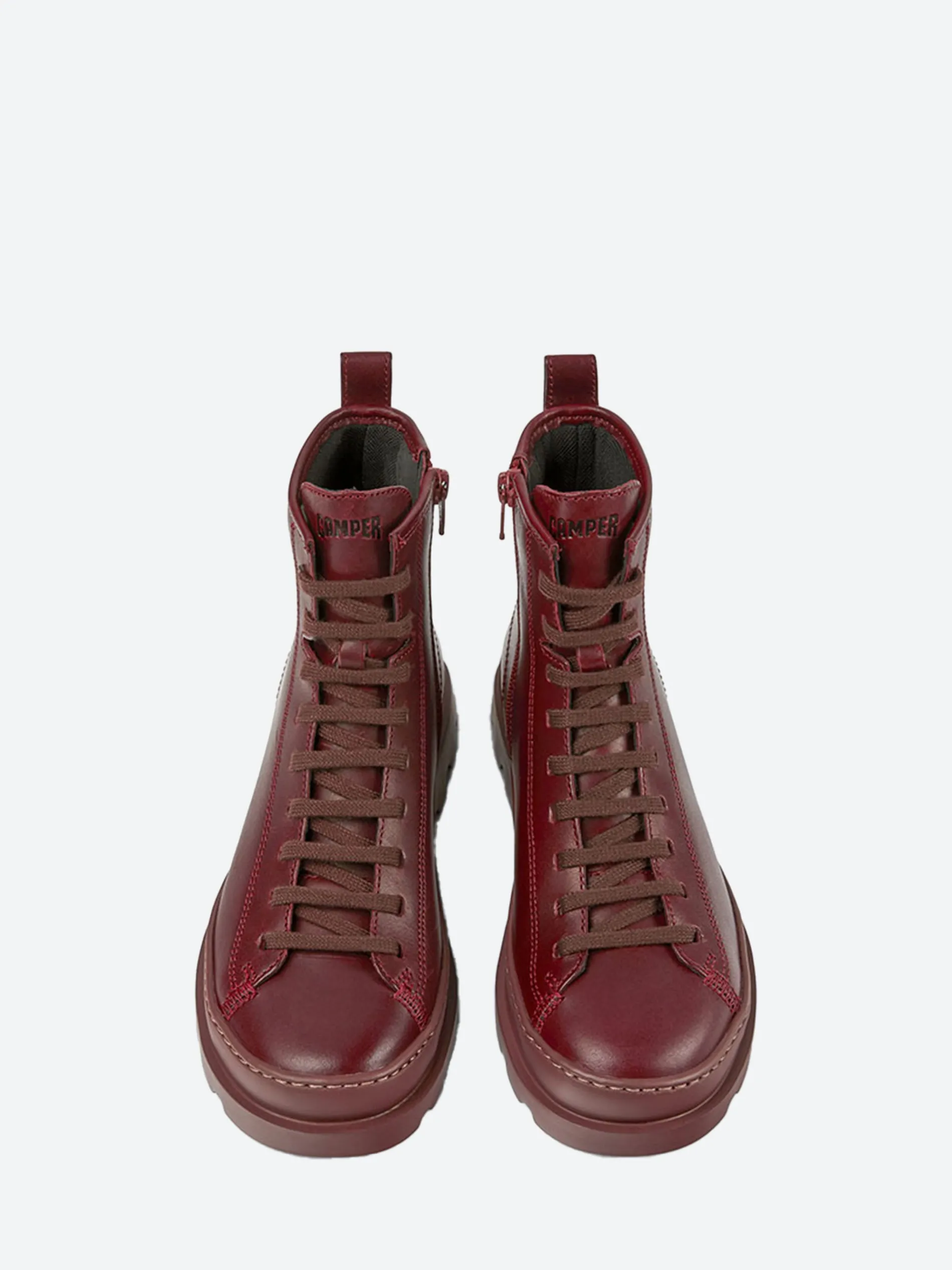 Camper - Brutus Boots in Burgundy
