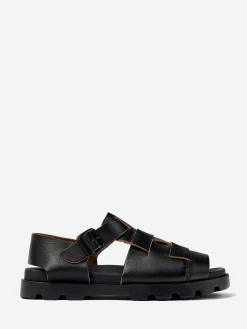 Camper - Brutus Fisherman Sandal in Black