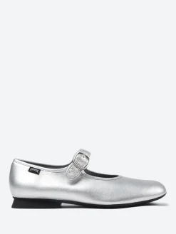 Camper - Casi Myra Ballerinas in Silver