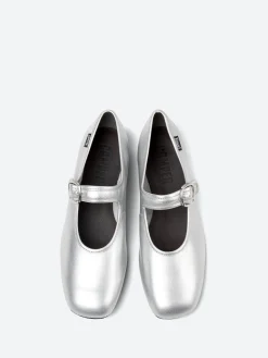Camper - Casi Myra Ballerinas in Silver