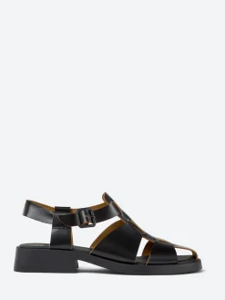 Camper - Dana Fisherman Sandals in Black
