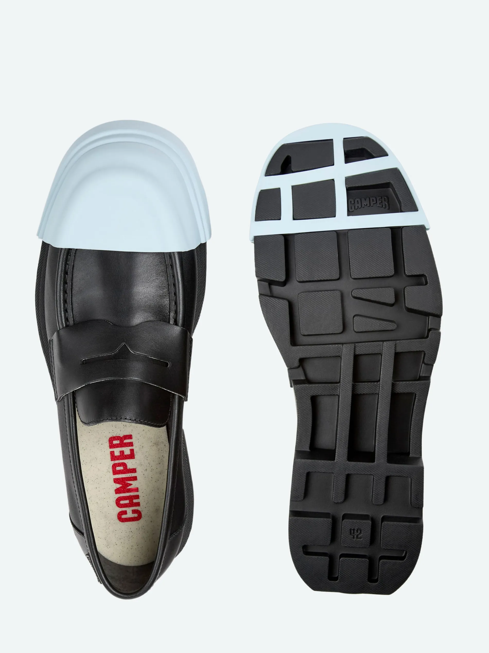 Camper - Junction Loafers in Black