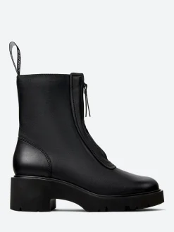 Camper - Milah Front Zip Boot in Black