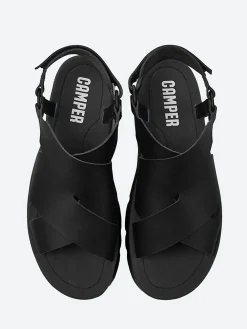 Camper - Oruga Up Sandals in Black