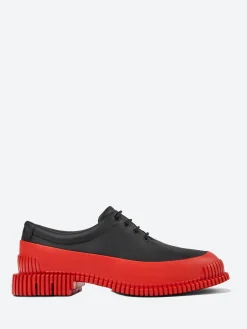 Camper - Pix Lace-Up Shoes in Black and Red