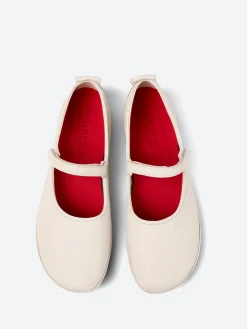 Camper - Right Nina Ballerinas in White