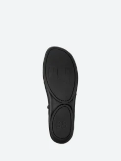 Camper - Right Nina Lace-Up Flats in Black