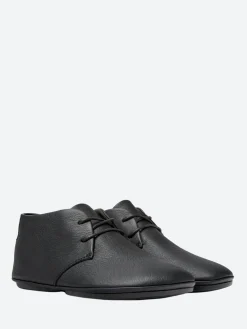 Camper - Right Nina Lace-Up Booties in Black
