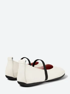 Camper - Right Nina Mary Janes in White