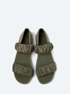 Camper - Right Nina Sandals in Green