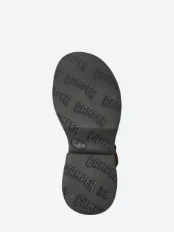 Camper - Tasha Leather Sandal in Black