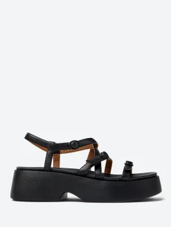 Camper - Tasha Sandals in Black