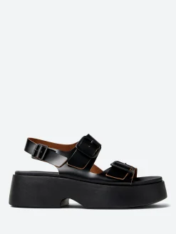 Camper - Tasha Sandals in Black