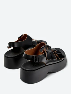 Camper - Tasha Sandals in Black