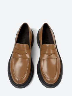 Camper - Walden Loafers in Medium Brown