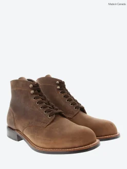 Canada West Boots - Moorby 2855 in Pan Am Crazy Horse