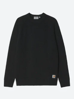 Carhartt WIP - Anglistic Sweater in Black Speckled