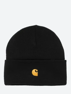 Carhartt WIP - Chase Beanie in Black/Gold