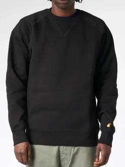 Carhartt WIP - Chase Sweatshirt in Black/Gold