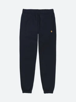 Carhartt WIP - Chase Sweatpants in Dark Navy and Blue
