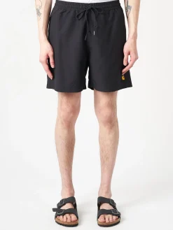 Carhartt WIP - Chase Swim Trunk in Black Rinse