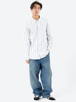 Carhartt WIP - Dillion Shirt in Park and White