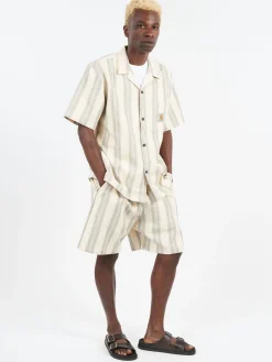 Carhartt WIP - Dodson Stripe Short in Natural