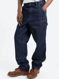 Carhartt WIP - Double Knee Pant in Blue Rinsed