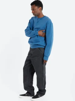 Carhartt WIP - Double Knee Pant in Black Stone Wash