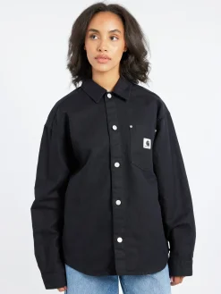 Carhartt WIP - Ethel Shirt Jacket in Black Rinse
