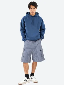 Carhartt WIP - Hooded Chase Sweatshirt in Dusky Blue