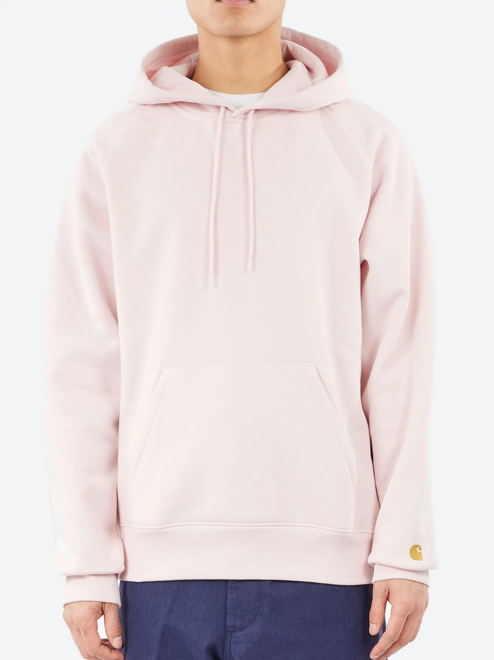 Carhartt WIP - Hooded Chase Sweatshirt in Air Pink