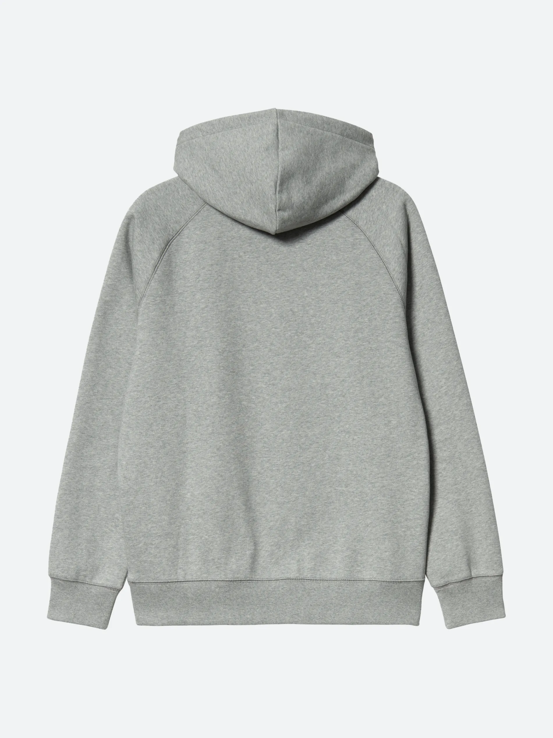 Carhartt WIP - Hooded Chase Sweatshirt in Grey Heather/Gold