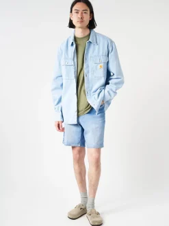 Carhartt WIP - Newel Short in Blue Light Used Wash
