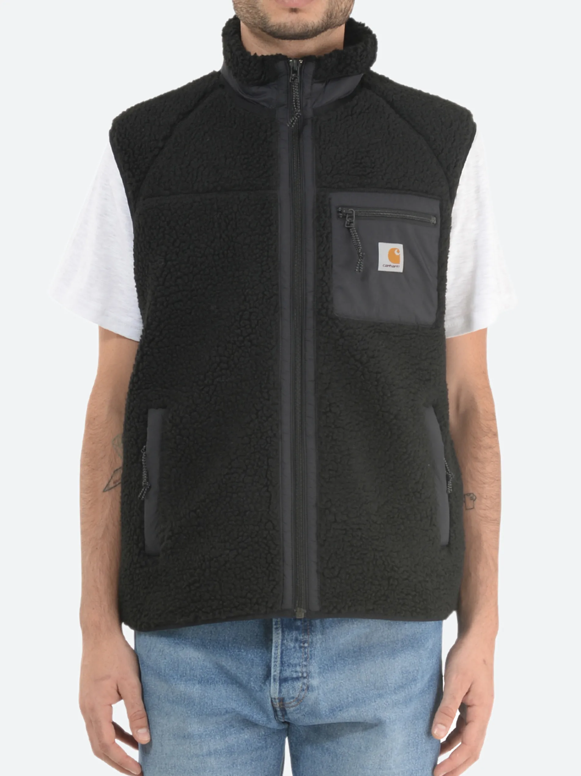 Carhartt WIP - Prentis Vest Liner in Black/Black