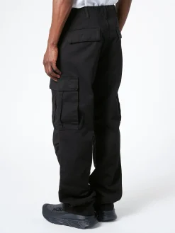 Carhartt WIP - Regular Cargo Pant in Black Rinse
