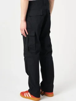Carhartt WIP - Regular Cargo Pant in Black Rinse